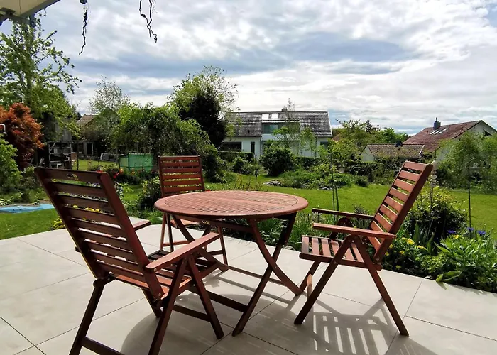 Grosse Gartenblick Mit Terrasse Amtzell